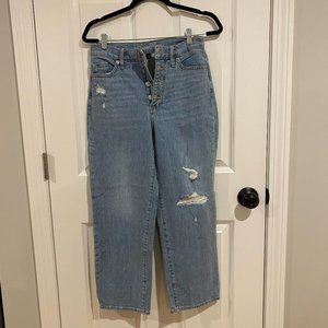 Universal Threads Distressed Vintage‎ Straight Jean - Size 6/28R